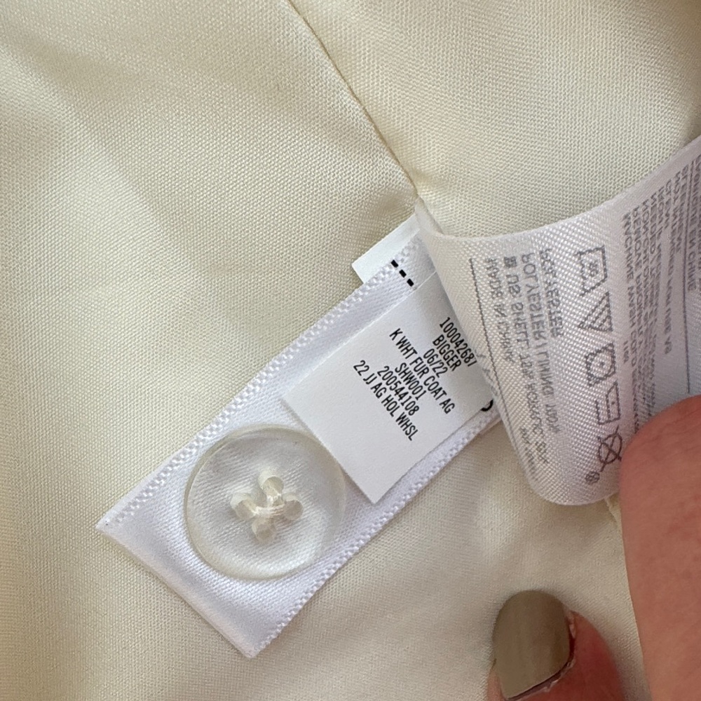 American Girl® x Janie and Jack "Soft as Snow" fur jacket 7/8 - Picture 4 of 5